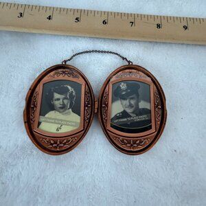 The Family Tree Keepsake Ornament Hallmart Memories of Love 2 Photo Locket